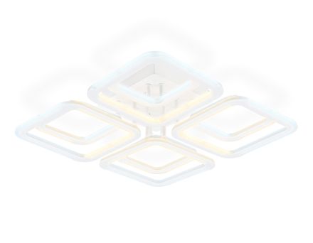 Светильник светодиодный потолочный FA8948/4+4 WH белый 101W 3000-6000K 485*485*120 (ПДУ ИК)