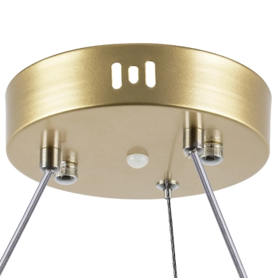 736402 Люстра ROTONDA 91W LED 4823LM 120G ЗОЛОТО 3000-6000K