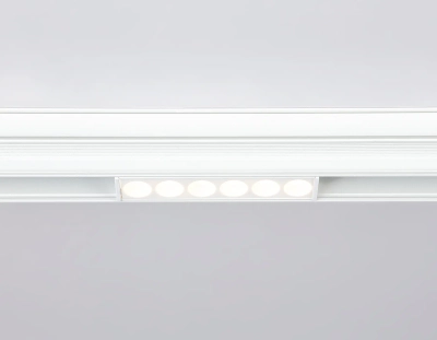 Светильник светодиодный для шинопровода Magnetic GL4017 WH белый IP20 6W 4200K 48V 24° 115*22*45
