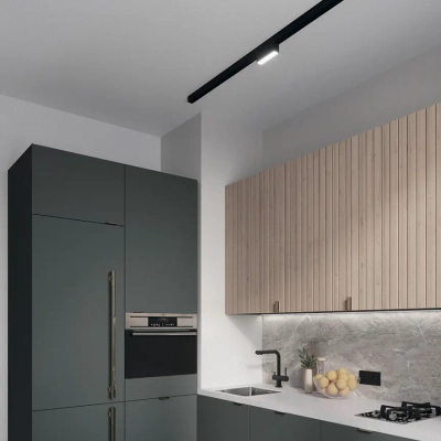 Трековый светильник Базис / Basis Gravity 3000K 10Вт 120°, TR075-2-10W3K-B. TM Maytoni