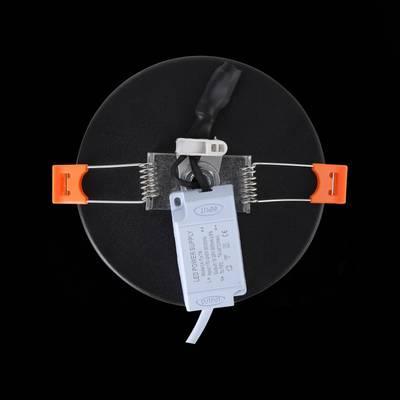 ST104.402.06 Светильник потолочный Черный LED 1*6W 3000K 468Lm Ra&gt;80 120° IP20 D110xH20 170-240V