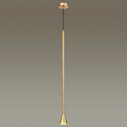 3884/1G HIGHTECH ODL20 349 золотистый/металл Подвесной светильник LED GU10 7W 220V PIPA