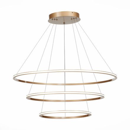 ST604.243.114 Светильник подвесной ST-Luce Золотистый/Белый LED 1*114W 4000K