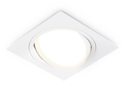 Светильник встраиваемый поворотный точечный TN51915 WH белый GX53 max 12W 115*115*23