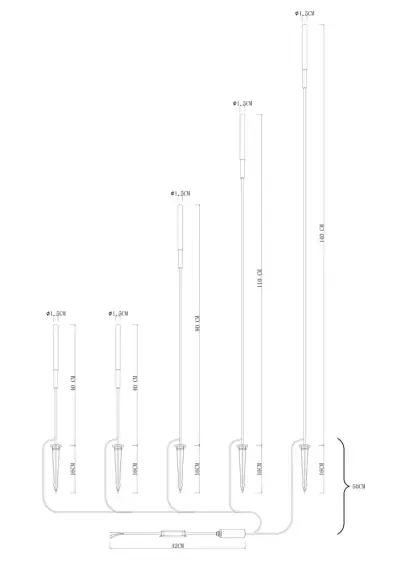 Грунтовый светильник Arte Lamp MUSTER A1083PA-5BK, 5хLED