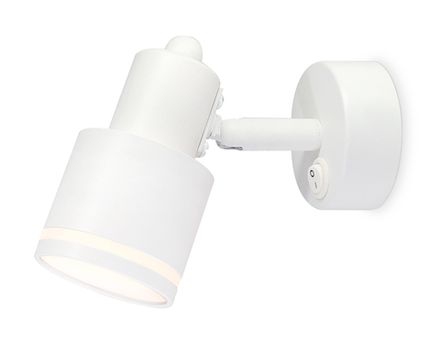 Накладной поворотный спот с выключателем TA1281 WH белый GU10 max 12W 100*55*132