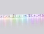Комплект светодиодной ленты RGB 5m GS2502 5050 60Led/ 14.4W m/ 12V IP65 RGB/ 5000*10*2.87mm/ кратность резки 50mm (4 конт.) (адаптер, вилка, контроллер, пульт в комплекте)