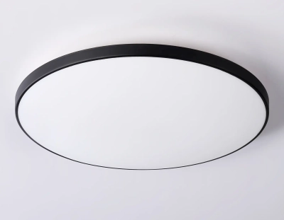 Светильник светодиодный потолочный FZ1226 BK черный IP44 24W 4200K D372*55 (Без ПДУ)