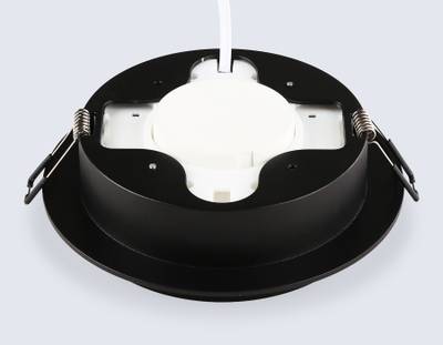 Светильник встраиваемый TU5015 BK черный IP20 GX70 D150*45