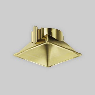 Декоративная рамка-отражатель для светильников серии Alfa LED латунь, Ring8-10W-SQ-BS. TM Maytoni