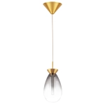 805118 Люстра COLORE LED 1х4W 220LM ЗОЛОТО/ДЫМЧАТЫЙ 3000K Lightstar