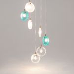 Подвесной светильник Frozen G4х7, MOD254PL-07BS. TM Maytoni