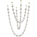 5008/192L L-VISION (В 3-Х КОРОБКАХ) ODL23 593 золотой/прозрачный/металл/акрил Люстра подвесная бусы LED 192W 4000K 9600Лм CRYSTAL