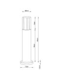 Ландшафтный светильник Arte Lamp SEGINUS A6515PA-1BK, 1хE27