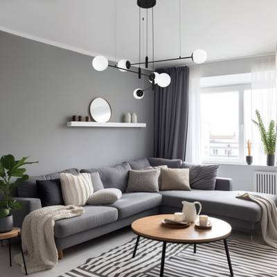 Умный подвесной светильник 70146/6 черный