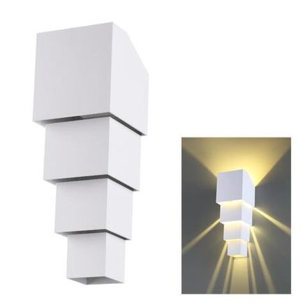 358005 STREET NT19 389 белый Ландшафтный светильник IP54 LED 3000К 2*5W 85-265V KAIMAS