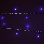 Новогодняя гирлянда нить голубой 10м IP20 400-002 голубой, LED