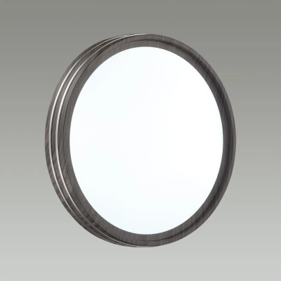 7604/CL PALE SN 124 Светильник пластик/белый/венге/хром LED 30Вт 4000К D280 IP43 TROSTO