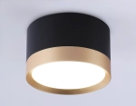 Накладной точечный светильник GX53 TN52359 BK/GD черный/золото GX53 max 12W D82*50