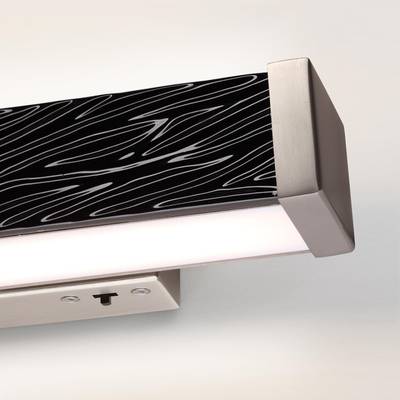 5451/10WLB L-VISION ODL_EX26 черный/никель/металл/керамика/акрил Настенный светильник с выкл. LED x 10W 2000К/3000K/4000K/переключ. RIVER