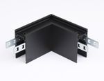 Коннектор угловой для накладного шинопровода Magnetic GL3372 BK черный 85*85*H53.7