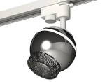 Комплект трекового светильника XT1104002 PSL/BK серебро полированное/тонированный GU5.3 LED 3W 4200K (A2520, C1104, N7192)