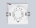 Светильник встраиваемый TN6709 WH белый IP44 GX53 max 15W 105*105*45