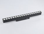 Светильник светодиодный для шинопровода Magnetic GL4030 BK черный IP20 18W 4200K 48V 24° 328*22*45