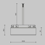 Источник напряжения встраиваемый Basity 48V, 100Вт, черный, TRA172DR-100W-B. TM Maytoni