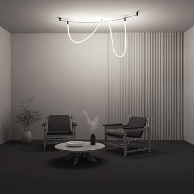 Трековый светильник Tau 3000К 48Вт 110°, TR209-1-48W3K-B. TM Maytoni