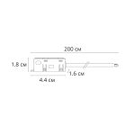 Коннектор для ввода питания Arte Lamp OPTIMA A740233