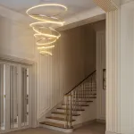 736483 Люстра ROTONDA 293W LED 8471LM 120G ЗОЛОТО 3000K