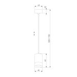 Подвесной светильник 50248/1 LED/ золото, LED