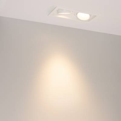 Светильник MS-VORTEX-BUILT-S210x117-2x20W Warm3000 (WH-WH, 40 deg, 230V) (Arlight, IP20 Металл, 5 лет)