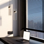 Подвесной светильник 50244/1 LED черный/прозрачный, LED
