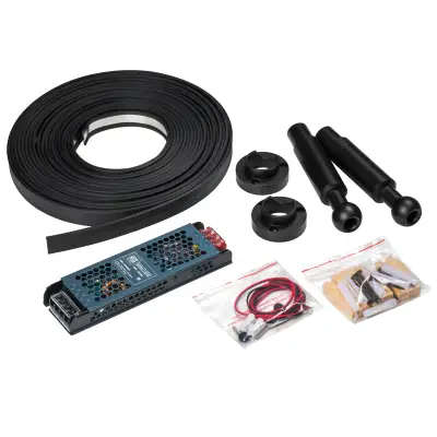 200CORDA10 Тросовая система CORDA 10м и блок питания на 200W (max мощность ленты 18.6W/метр) (418010+418990+424200)