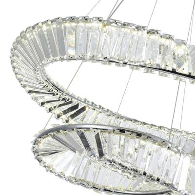 SL6204.101.02 Светильник подвесной ST-Luce Хром/Прозрачный LED 1*52W 4000K