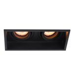 ST261.418.02 Св-к встр. Черный GU10 2*50W IP20 L91,5xW17,2xH5,2 220V Без ламп