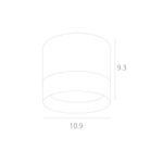 Точечный накладной светильник Arte Lamp CASTOR A5554PL-1BK, 1хGX53