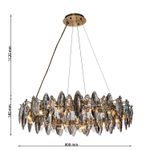 Подвесная люстра Glans 4303-12P. ТМ Favourite