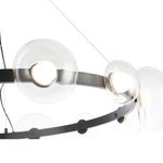 Люстра Crystal Lux BOSQUE SP12 BLACK/TRANSPARENT 0270/312