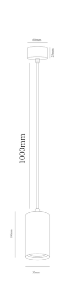 Точечный подвесной светильник Arte Lamp CANOPUS A1516SP-1WH, 1хGU10