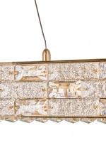 Люстра подвесная Festo Gold FL1051-10PL, LED