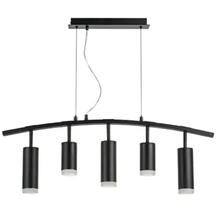 LR7353728730 Люстра RULLO 5х50W GU10 ЧЕРНЫЙ (571735+214437-2+214487-3+202430-5)