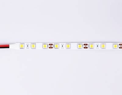 Светодиодная лента GS2002 5050 60Led/ 14.4W m/ 12V IP20 4500K/ 5000*10*1.87mm/ кратность резки 50mm (2 конт.)