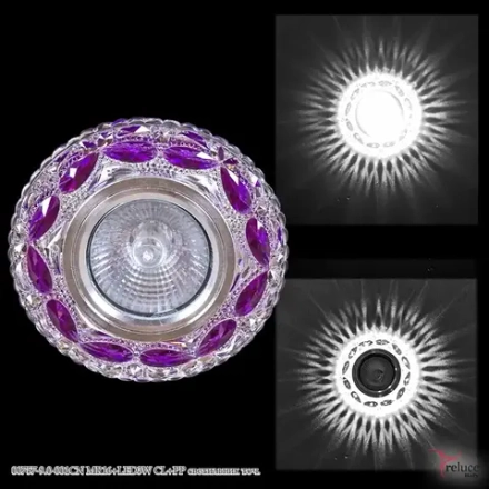 00757-9.0-001CN MR16+LED3W CL+PP светильник точечный Reluce, GU5.3х1