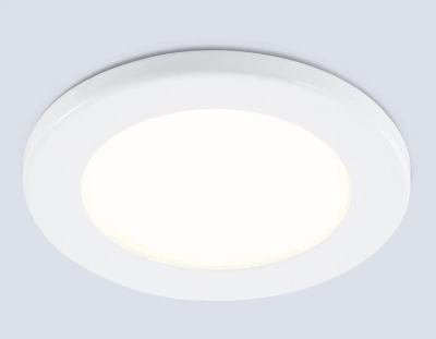 Светильник встраиваемый TN6630 WH белый IP44 GX53 D100*60