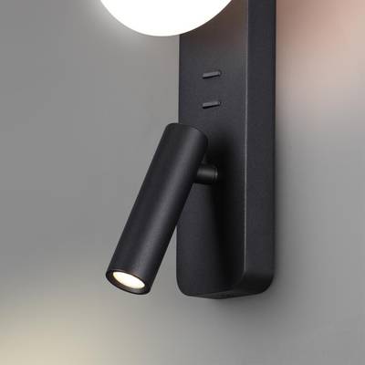 7048/5WL HIGHTECH ODL25 409 металл/акрил черный Настенный светильник IP20 LED 1*5W CRI &gt; 90 ALBERGO