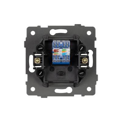 Механизм компьютерной розетки SCT-MPC1-PL-BK-V (RJ-45, CAT6) (Arlight, -)