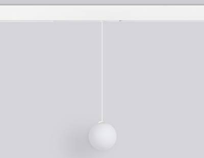 Светильник светодиодный диммируемый для шинопровода Magnetic 220V GL1441 WH/FR белый/белый матовый IP20 10W 3000K-6400K 120° D120 H1500 (Без ПДУ)